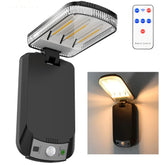 Foldable Solar Motion Sensor Wall Light Waterproof Outdoor Garden Lamp
